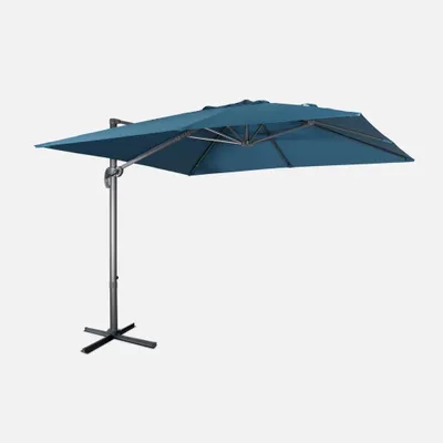 Immagine prodotto di Ombrellone quadrato eccentrico, 3x3m, Blu