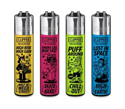 Produktbild von Clipper Feuerzeug 4er Set FFX Statements #4