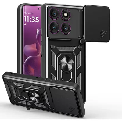 Zdjęcie produktu dla Techsuit - seria CamShield etui ochronne na Motorola Edge 60 Pro - czarne