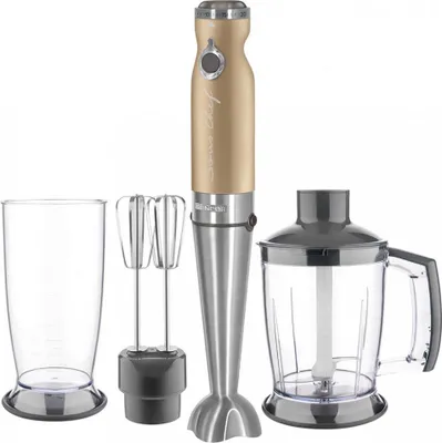 Zdjęcie produktu dla Sencor SHB 5607CH, Blender immersyjny, 0,8 l, Funkcja pulse, 1,2 m, 1200 W, Szampański, Stal nierdzewna