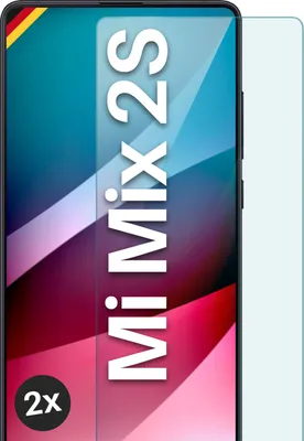 Produktbild von SCHUTZFOLIE FÜR XIAOMI MI MIX 2S - ECHTGLAS, Stückzahl:2er Set