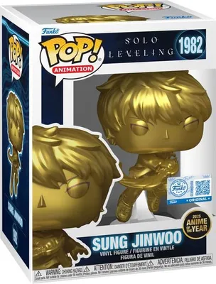Produktbild von FUNKO POP!  Vinyl Figur Animation Solo Leveling Sung Jinwoo Gold 2025 Anime of the Year 1982 Special