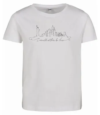 Image de Mister Tee - T-shirt pour enfants « Want To Be Here » TN2250 (140) (blanc)