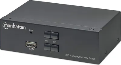 Produktbild von Manhattan 2-Port Display 4k@60Hz 3,5mm