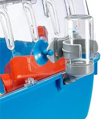 Productafbeelding van Hamsterkooi - Transparant met goed zicht en uitgebreide accessoires - Meerdere kleuren/M