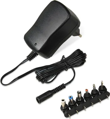 Zdjęcie produktu dla Zasilacz sieciowy uniwersalny iBOX IZU1A, 12V-1A, 6 wtyczek