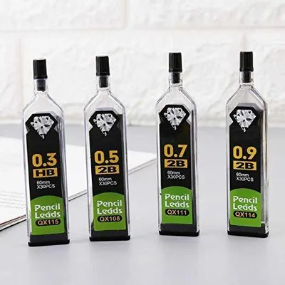 Obrázok produktu pre Náplne do mechanických ceruziek, 0,5/0,7 mm, tvrdosť HB/2B