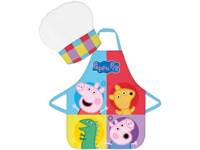 Image de Tablier enfant avec toque Peppa Pig - Team