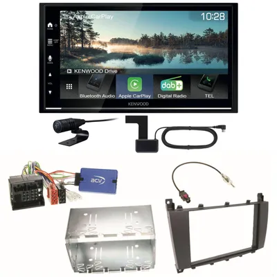 Produktbild von Kenwood DMX7722DABS Android Auto CarPlay Einbauset für Mercedes G Klasse W463