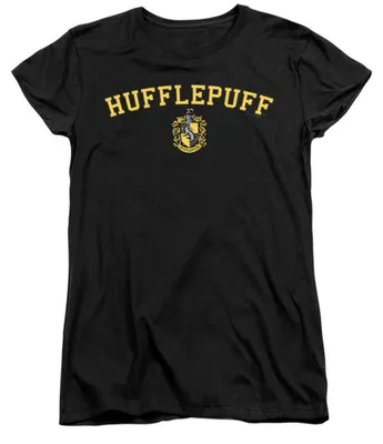 Obrázek produktu pro Tričko "Hufflepuff" pro dámy, model TV36001 (velikost S), barva černá