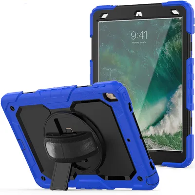 Immagine prodotto di cover protettiva 4in1 per Apple iPad 10.2 2019/2020/2021 10.2 Custodia rigida + funzione stand + cinghia di trasporto
