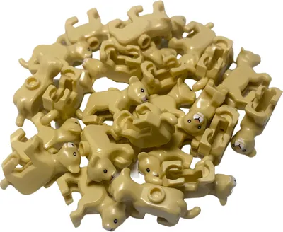 Obrázok produktu pre LEGO® Minifigúrka levíčaťa Svetlá béžová - 77307pb01 NOVINKA! Partia 5x