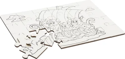 Immagine prodotto di Set di puzzle di legno da colorare