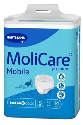 Produktbild von Molicare Premium Mobile 6 Tropfen Gr.S 6X14 St
