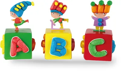 Productafbeelding van PlayMais® FUN TO LEARN ABC / Letters: meer dan 550 onderdelen, 14 kaarten