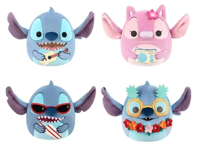 Image de Squishmallows, peluche Disney Stitch - 20 cm