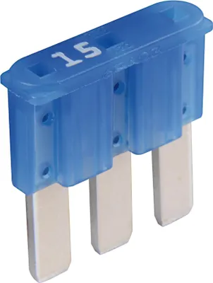 Immagine prodotto di Fusibile a spina piatta HERTH+BUSS "Micro3" 15 A (blu)
