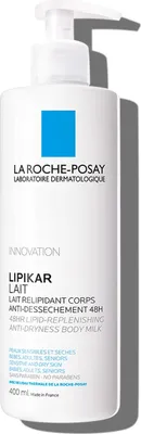 Produktbild von La Roche-Posay 3337875552127, trockene Haut, Empflindliche Haut, Feuchtigkeitsspendend, Nährend, Beruhigend, 48 h, Beide Geschlechter, All ages, Pumpenflasche