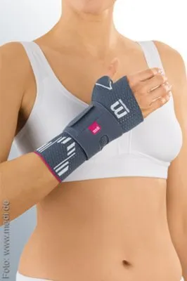 Zdjęcie produktu dla Manumed Active Bandage links Gr.4 silber 1 St
