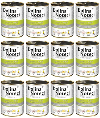 Produktbild von Dolina Noteci Premium Gans und Kartoffeln Nassfutter für Hunde, 24x400g Dose