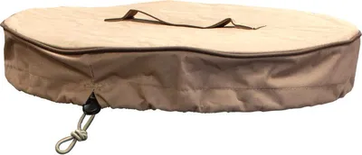 Produktbild von Gardenforma Wetterschutzhaube für Gasbrenner, aus Kanevas Textil, passend für Feuerstelle: Katla braun