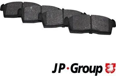 Produktbild von JP GROUP 4763601310 Bremsbeläge Satz Vorne für DAIHATSU SIRION (M3) für SUZUKI Alto (GF) für NISSAN PIXO (UA0)