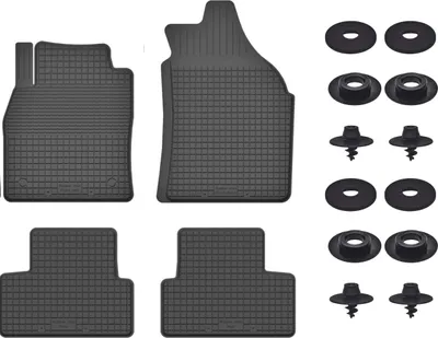 Produktbild von Gummimatten Mit Stoppern Für: Peugeot 3008 Ii (2016-) Schwarz Set