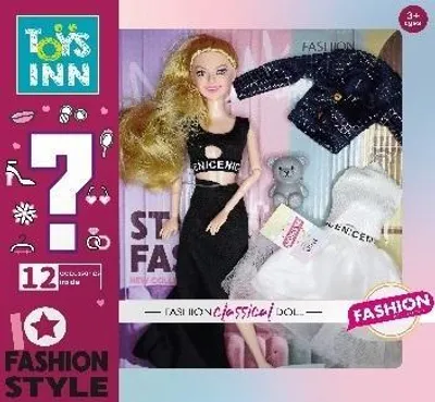 Productafbeelding van Lalka Emily Fashion, zwart, model STnux