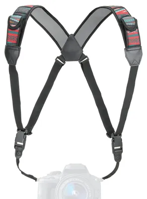 Produktbild von Kameragurt Brustgurt Kamera-Harness - Neopren - Verstellbar - Mit Zubehörtaschen