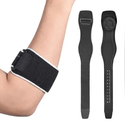 Produktbild von Ellenbogenbandage mit Kompressionskissen, verstellbar, für Sport