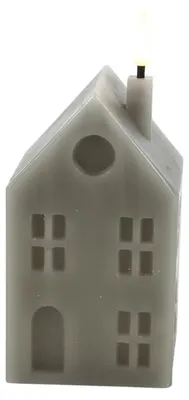 Imagen del producto de Caja para velas LED "Countryfield", color gris, 6,5 x 7,5 x 16 cm