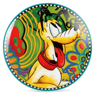 Immagine prodotto di Gilde 6tlg. Set, Disney, Teller, "Pluto", Porzellan, mehrfarbig, VE 1, D. 19 cm 81585 4063387815854