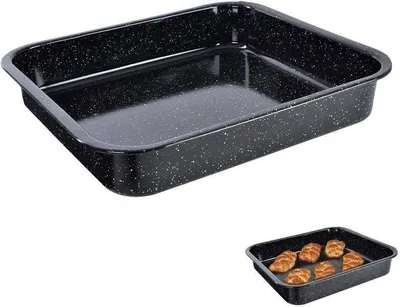 Produktbild von Orion Backblech Bräter emaillierte Backform mit hohem Rand 41,5x36,5x7