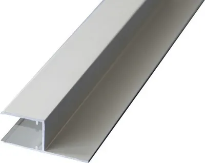 Produktbild von Gutta Alu U-Profil Lasche längs für 16 mm Doppelstegplatten L = 4000 mm