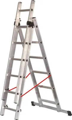 Zdjęcie produktu dla Drabina aluminiowa profesjonalna Motive 3x11 150kg 297cm