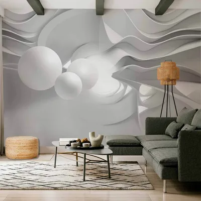 Produktbild von Vlies Fototapete - White Corridors 200x140 cm 3D a-A-0298-a-a