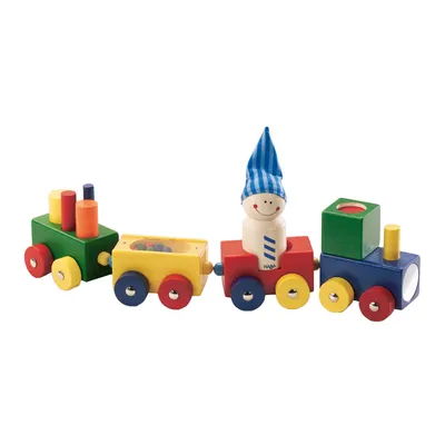 Produktbild von HABA Lokmock, Eisenbahn, Nachziehspielzeug, Spielzeug, Lokomotive, 1197