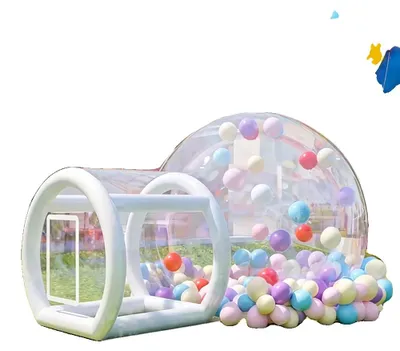 Produktbild von Aufblasbares Blasenhaus, tragbares Design, ideal für Veranstaltungen, 2,5 m mit Gebläse
