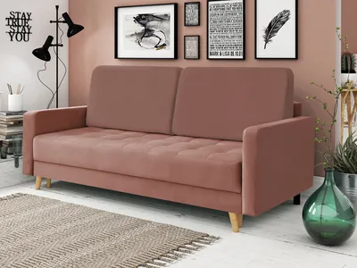 Produktbild von MIRJAN24 Schlafsofa Trnawa, Sofa mit Bettkasten und Schlaffunktion, Stilvoll Polstersofa, Schlafcouch (Farbe: Kronos 29)