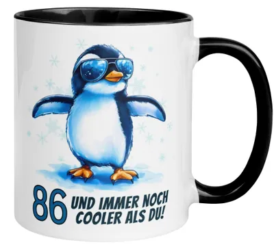 Produktbild von Tasse 86. Geburtstag Mann Frau – „86 und immer noch Cooler als du“ – Geschenk zum Geburtstag Männer Frauen