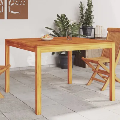 Produktbild von Design Garten-Esstisch 110x110x75 cm Massivholz Akazie, Gartentische 2024 Neu
