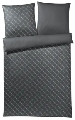 Produktbild von JOOP! Mako-Satin Bettwäsche Cornflower Gradiant Farbe Grau-Blau Größe 135x200 cm + 80x80