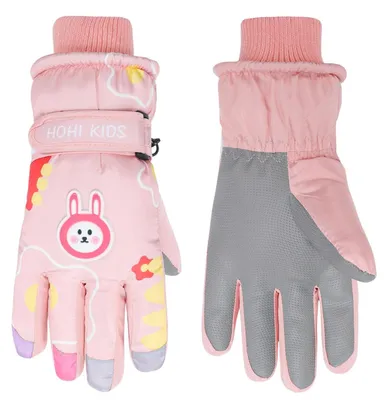 Imagen del producto de Guantes impermeables para esquiar para niños de 4 a 9 años