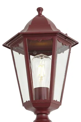 Zdjęcie produktu dla Klasyczny lampion zewnętrzny ciemnoczerwony 213 cm IP44 - Havana