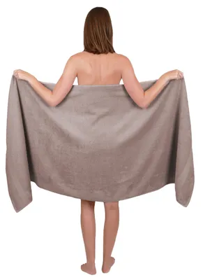 Produktbild von Betz Saunatuch 80 x 200 cm PALERMO 100% Baumwolle Badetuch Liegetuch Strandtuch   Farbe: stone