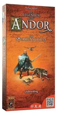 Obrázok produktu pre 999 Games De Legenden van Andor: Het Sterrenschild, Rozšírenie stolovej hry, 10 rok / roky, 75 min