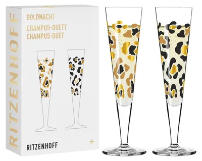 Produktbild von Ritzenhoff PROM Goldnacht Champagnerglas Duett A. Vasconcelos 2025