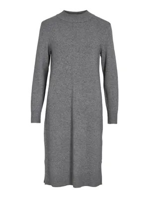 Produktbild von Viril Crew Neck L/S Midi Dress - Noos