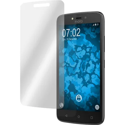 Produktbild von 2er-Pack PhoneNatic Displayschutzfolien klar  kompatibel mit Lenovo Moto C