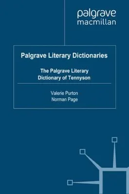 Produktbild von The Palgrave Literary Dictionary of Tennyson